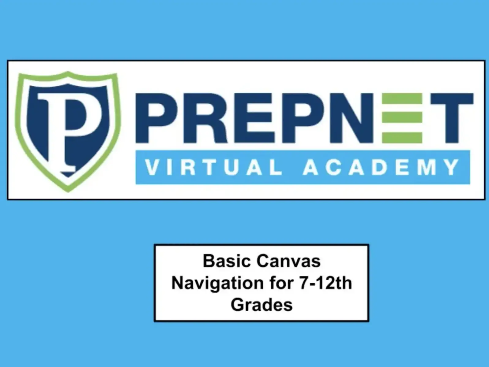 Navigating Canvas 7-12 Grade